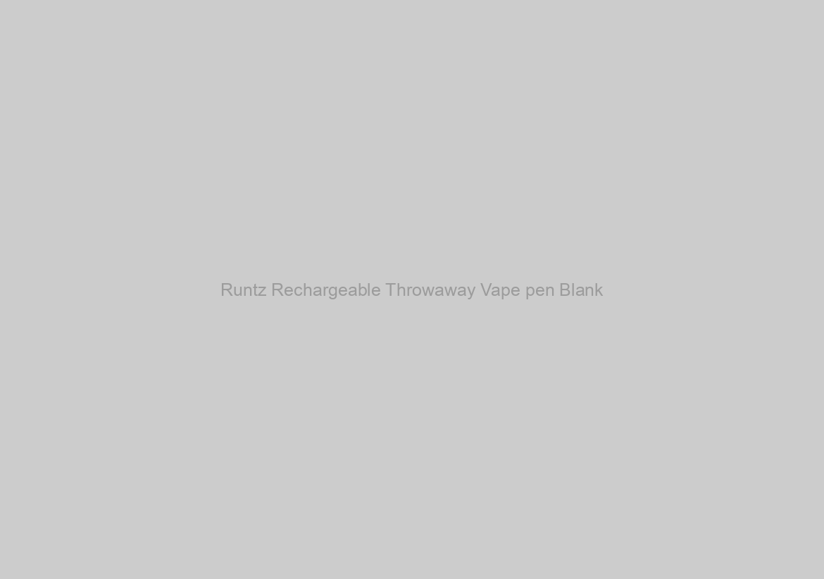 Runtz Rechargeable Throwaway Vape pen Blank